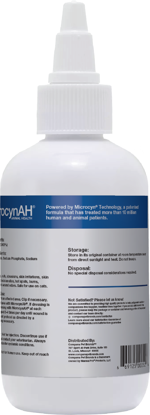 MICROCYN AH CAT WOUND & SKIN LIQUID 3 oz