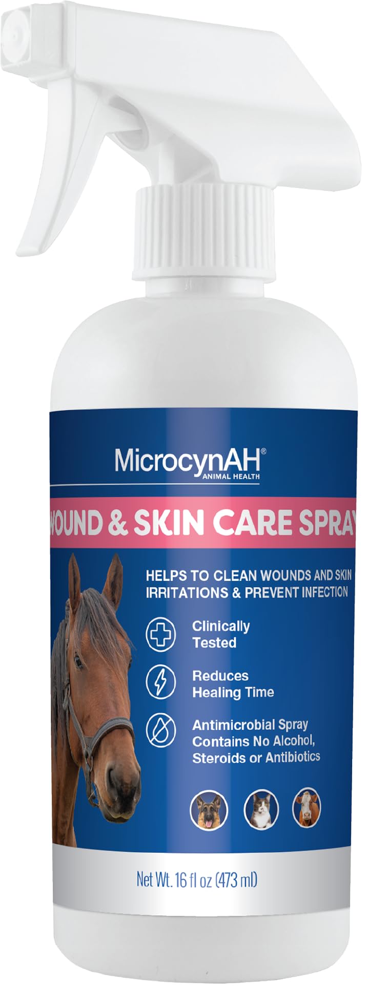 Manna Pro MicrocynAH Wound & Skin Care, 16 oz