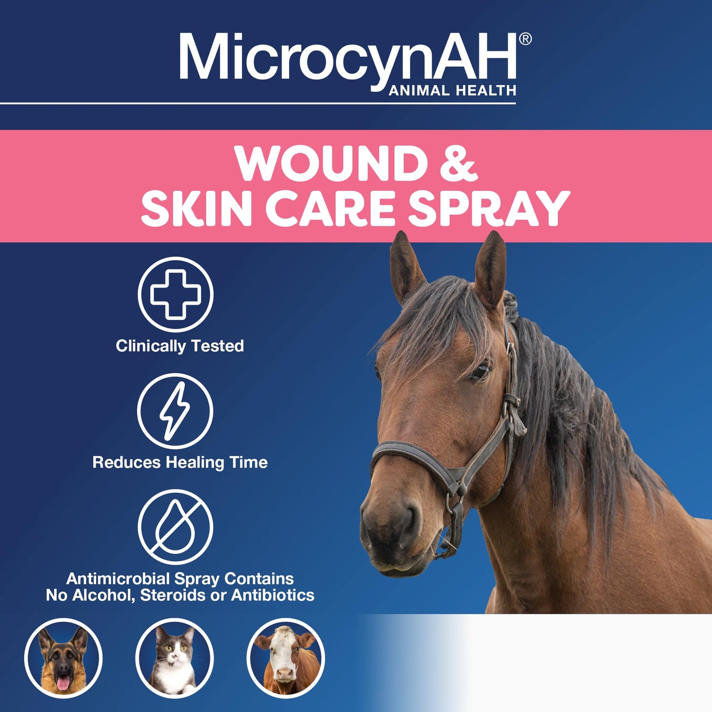 Manna Pro MicrocynAH Wound & Skin Care, 16 oz