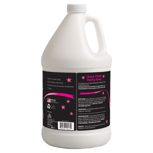 Quick Finish Styling Spray For Dogs, 1 Gallon