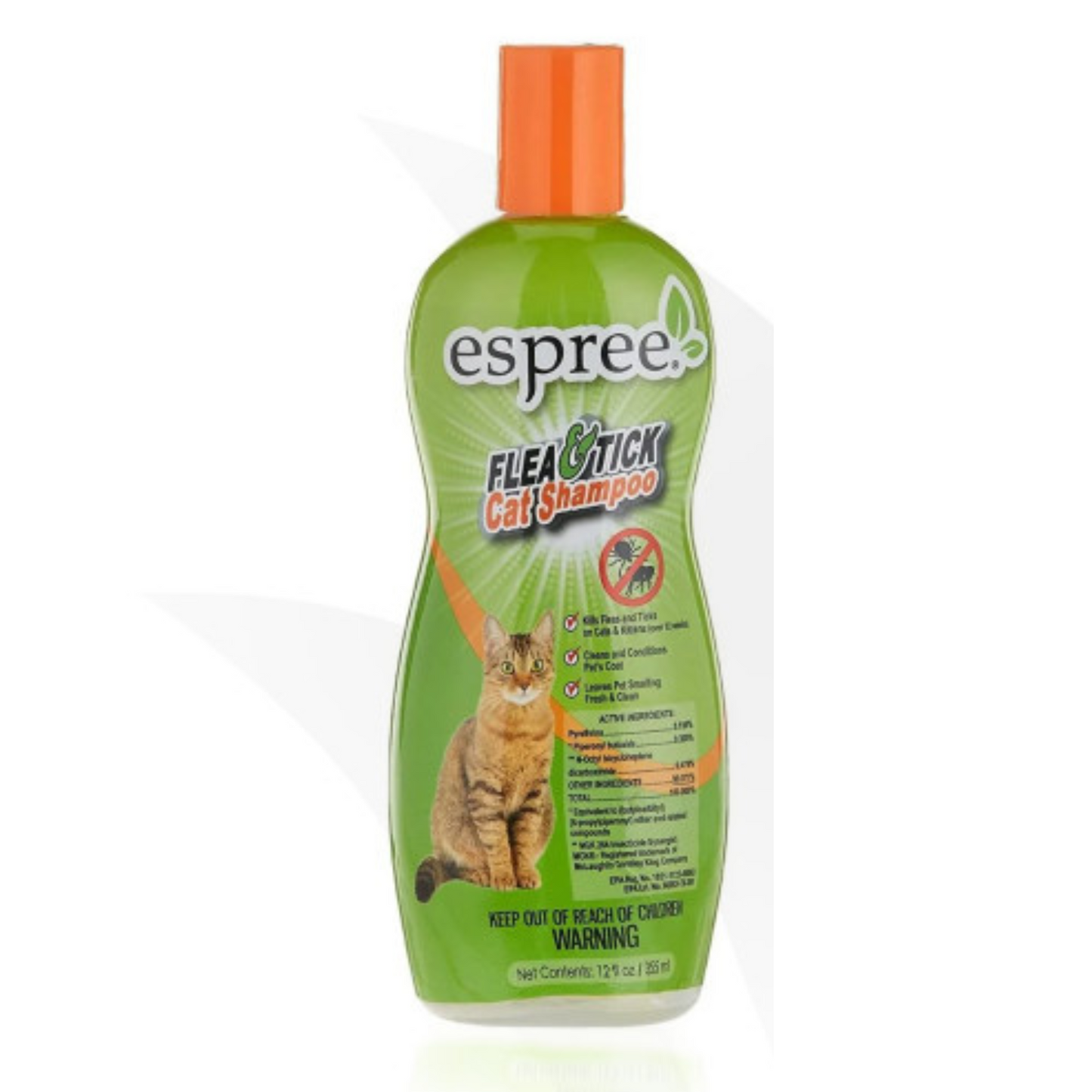 Flea & Tick Cat Shampoo, 12oz