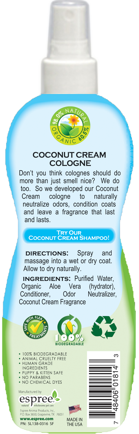 Coconut Cream Cologne, 4 oz
