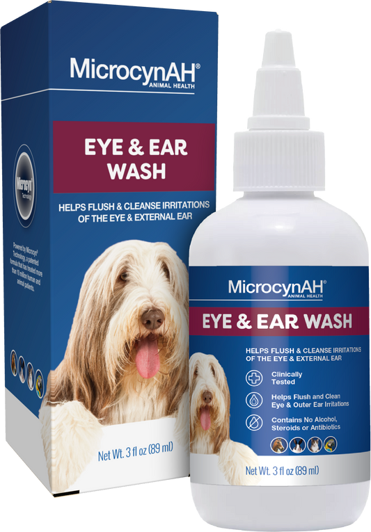 Manna Pro MicrocynAH Ear & Eye Wash, 3 Oz