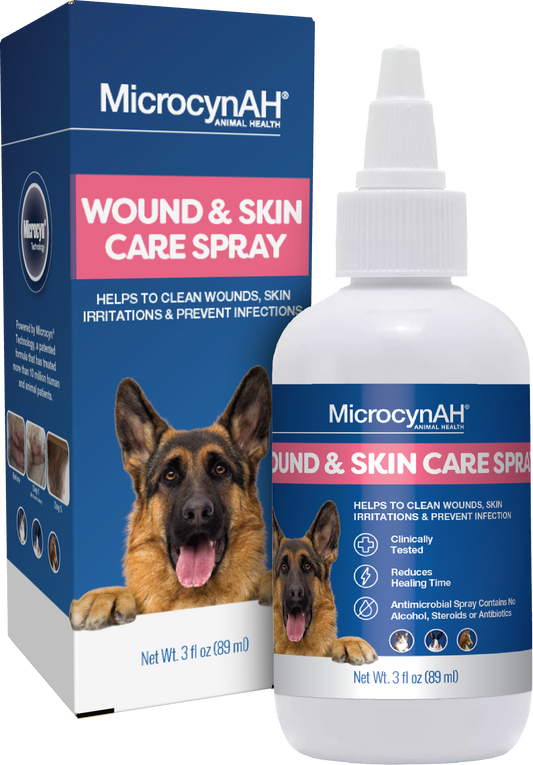 Manna Pro MicrocynAH Wound & Skin Care Spray, 3 oz