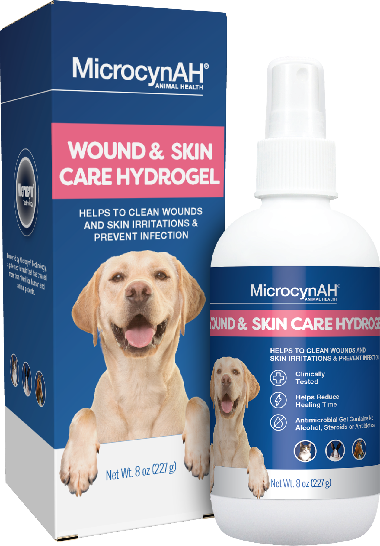 MicrocynAH Wound and Skin Care Hydrogel 8 oz