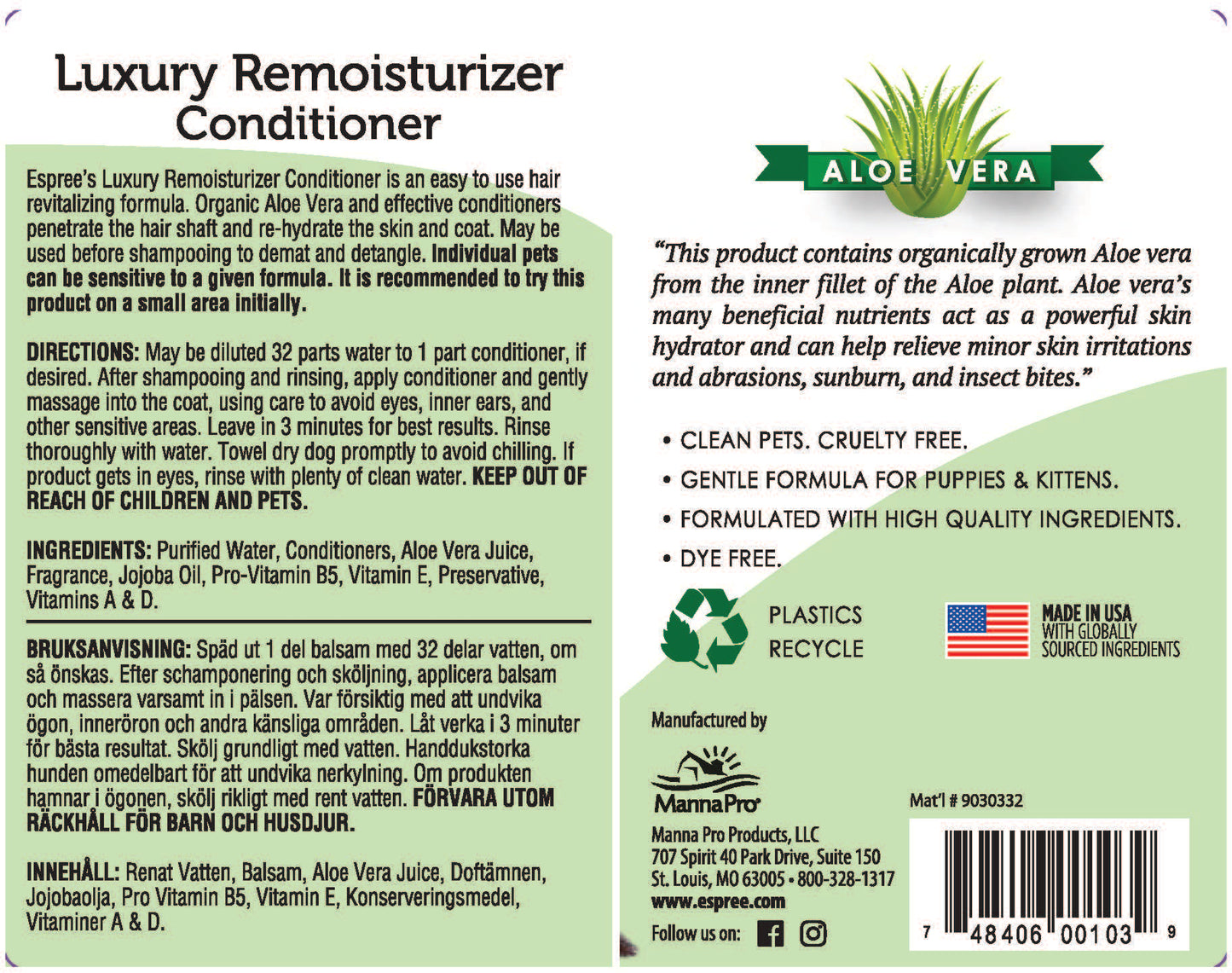 Luxury Remoisturizer Conditioner