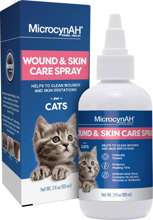 MICROCYN AH CAT WOUND & SKIN LIQUID 3 oz