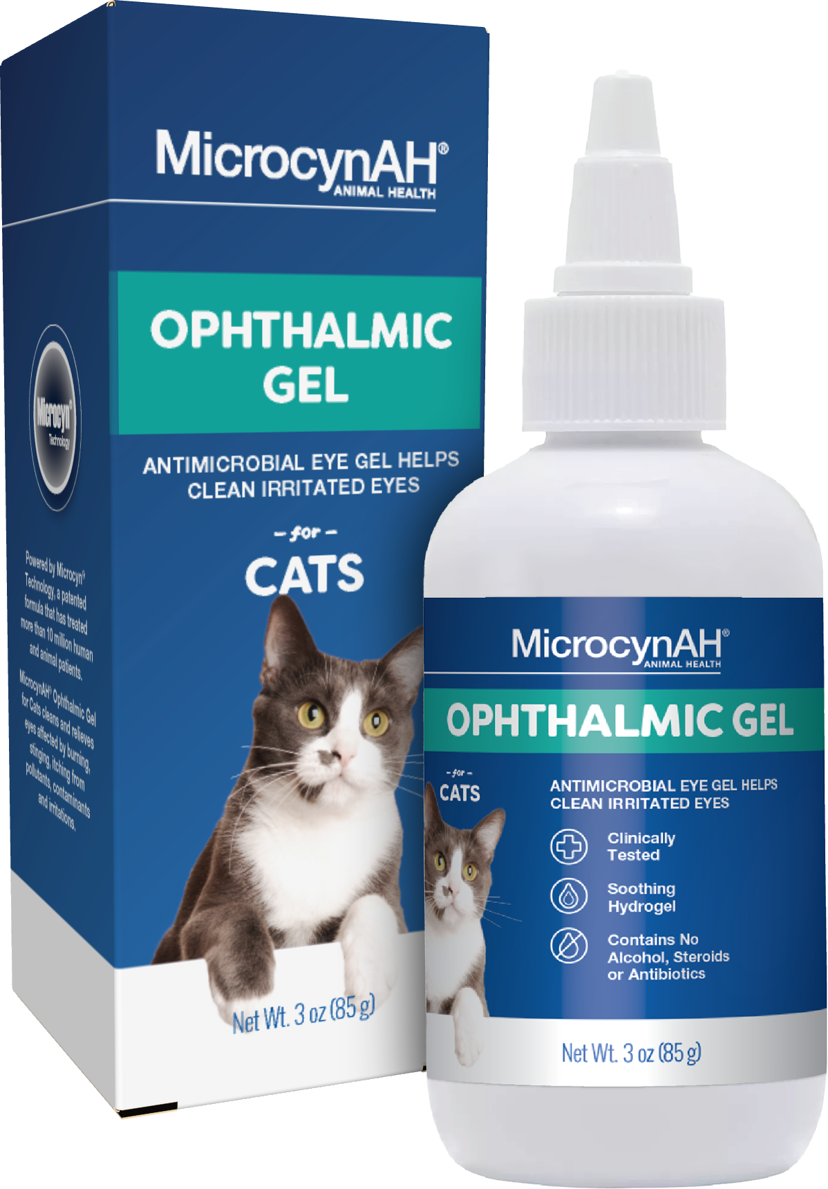 MicrocynAH Ophthalmic Gel for Cats, 3 oz