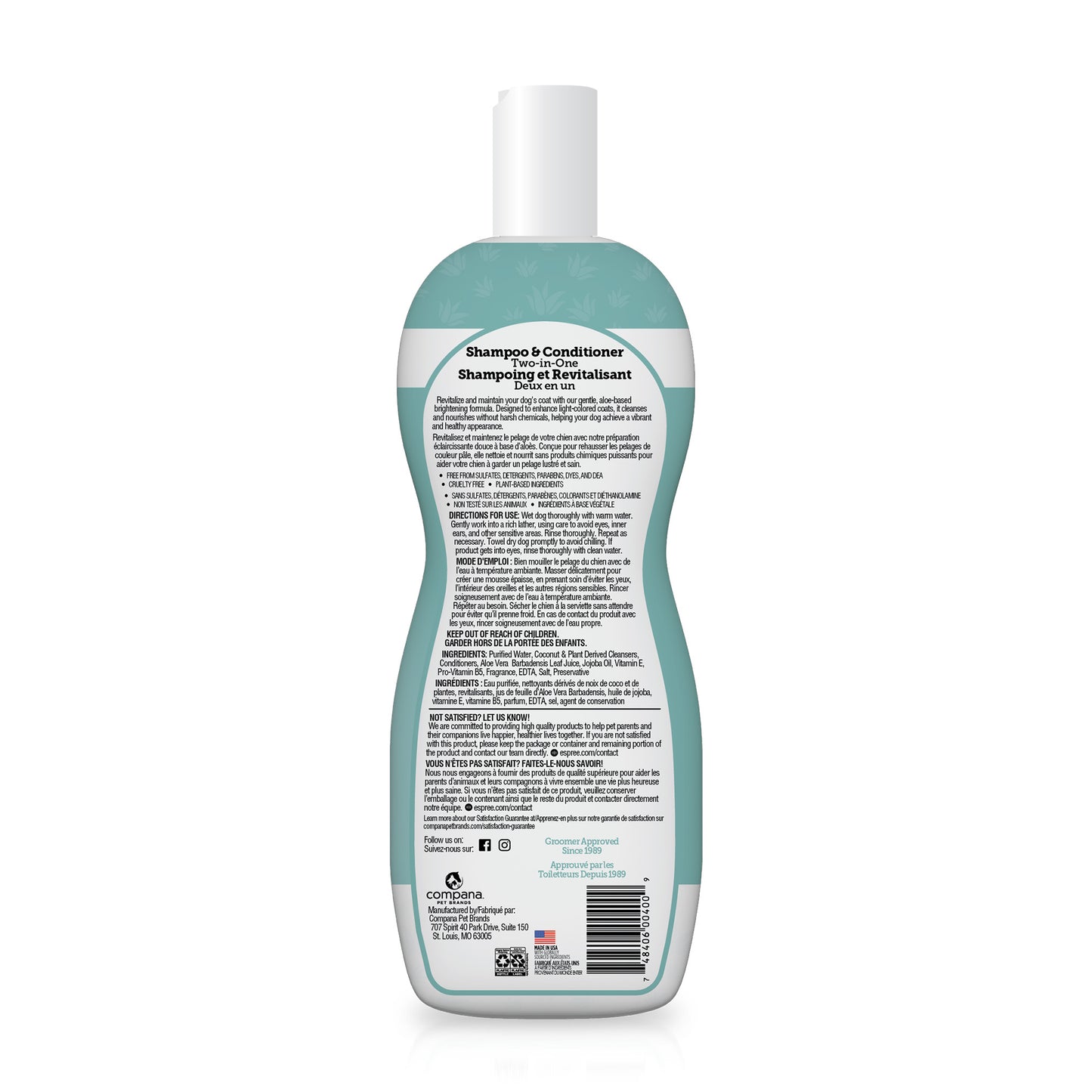 Bright White Dog Shampoo & Conditioner, 20oz
