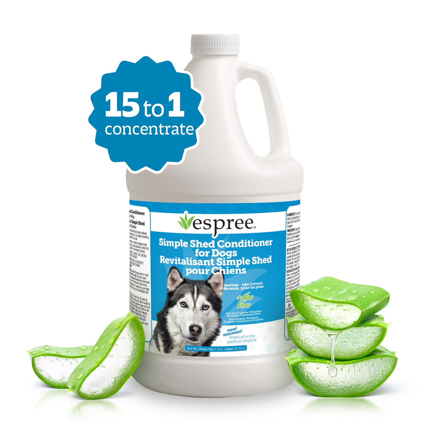 Simple Shed Dog Conditioner, 1 Gallon