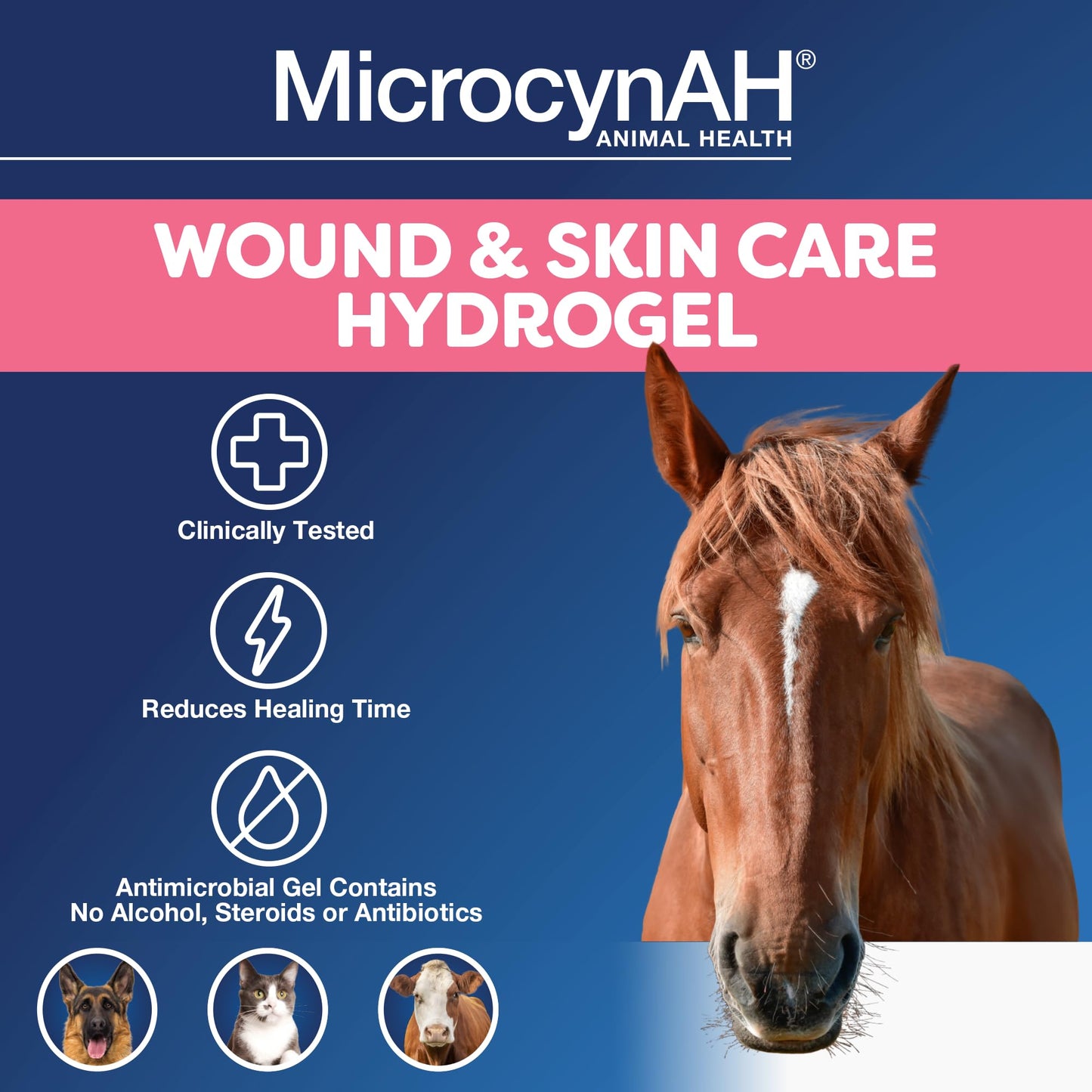 Manna Pro MicrocynAH Wound & Skin Care Gel, 16 oz