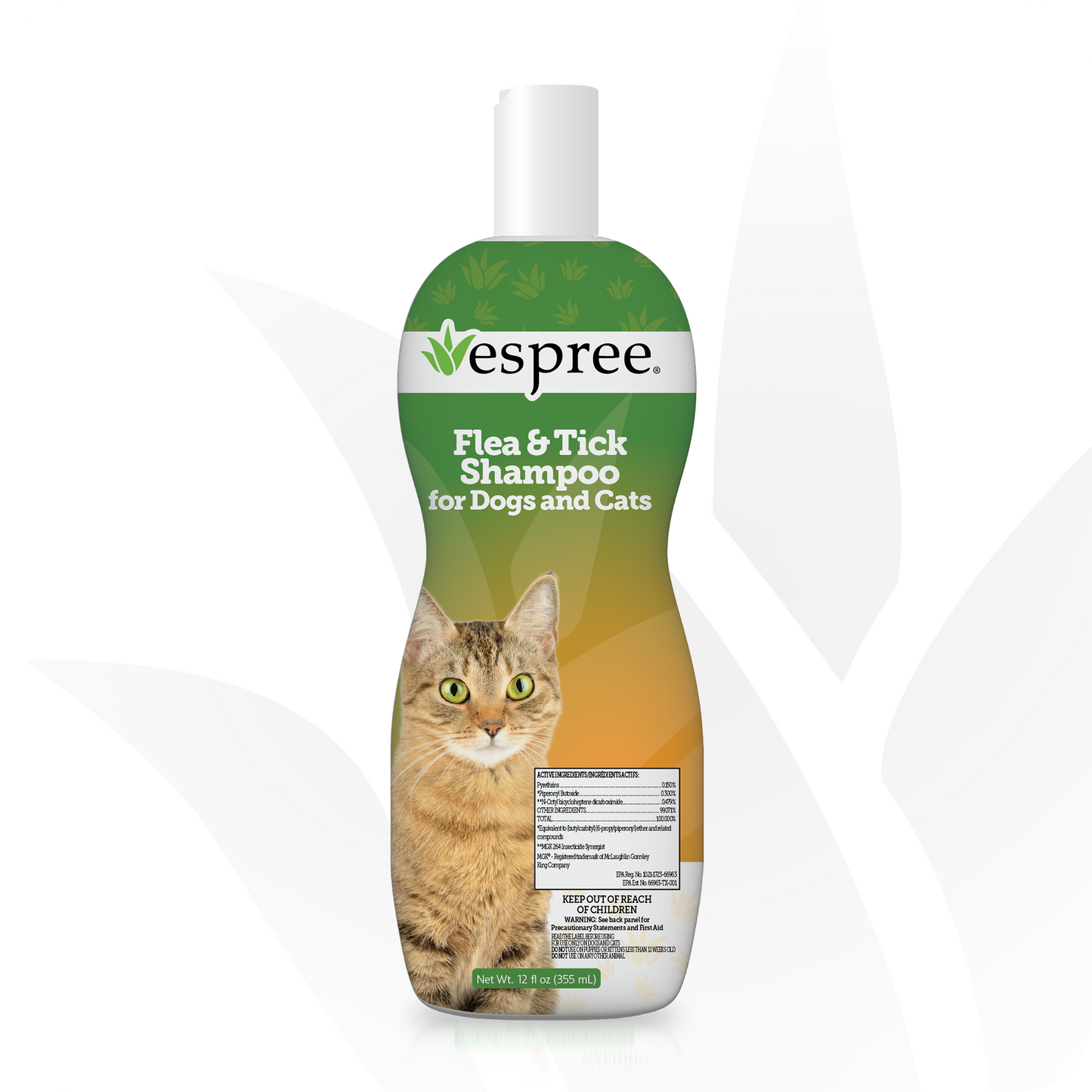 Flea & Tick Cat Shampoo, 12oz