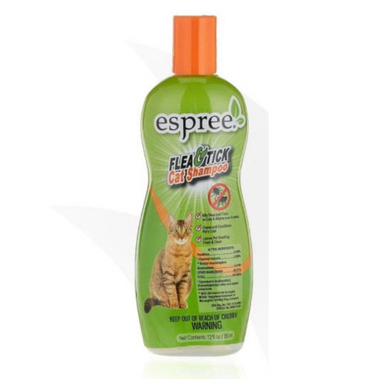 Flea & Tick Cat Shampoo, 12oz